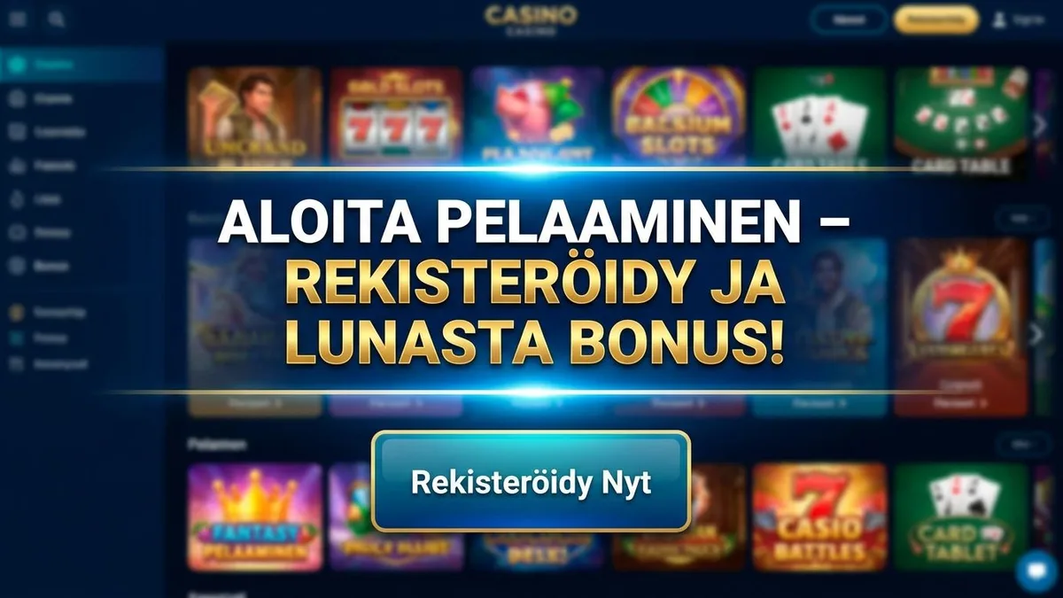 Rekisteröidy bonuksella